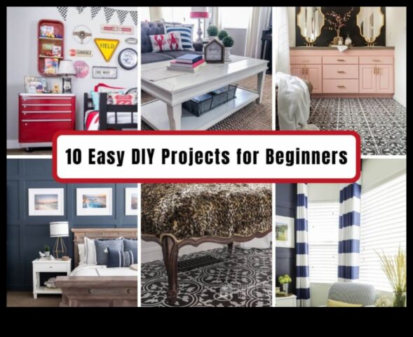10 proiecte de decor pentru casă DIY pentru începători