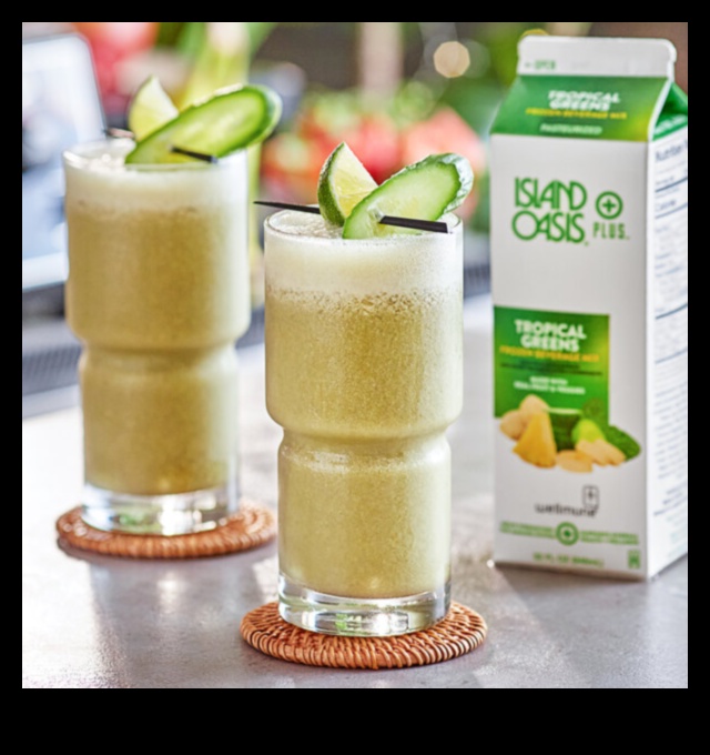 Oaza verde tropicală: scăparea către destinații exotice prin smoothie -uri