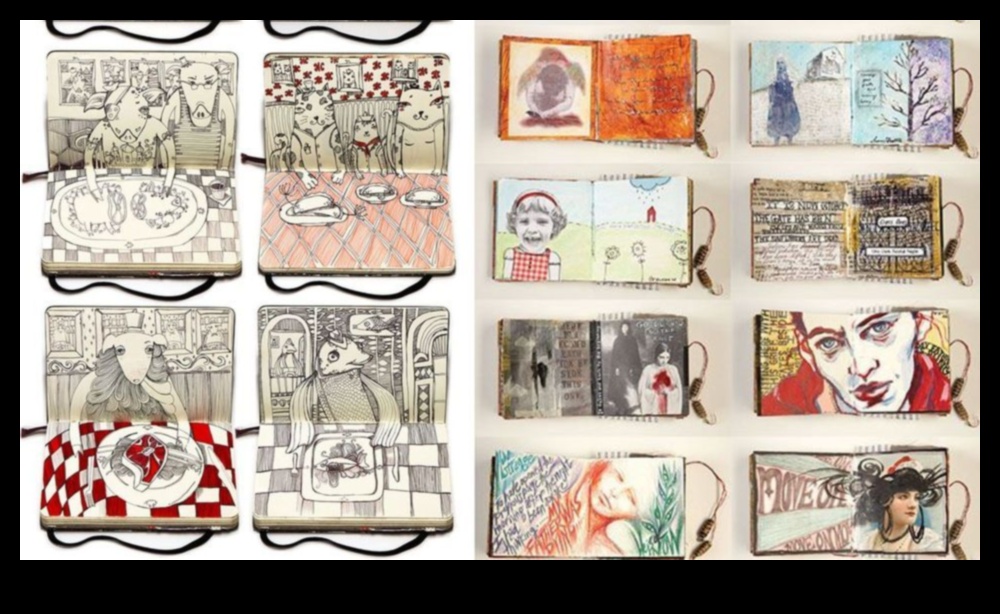 Tehnici de jurnal creative: artizanat cu cuvinte și imagini