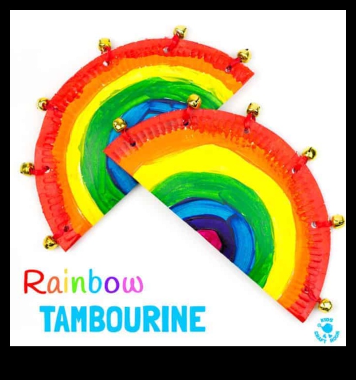 Tamburine cu plăci de hârtie pentru copii Crafty: Crearea de instrumente muzicale