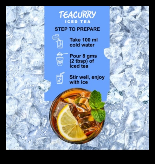 Crisp and Creative: Explorarea lumii amestecurilor de ceai înghețate aromate