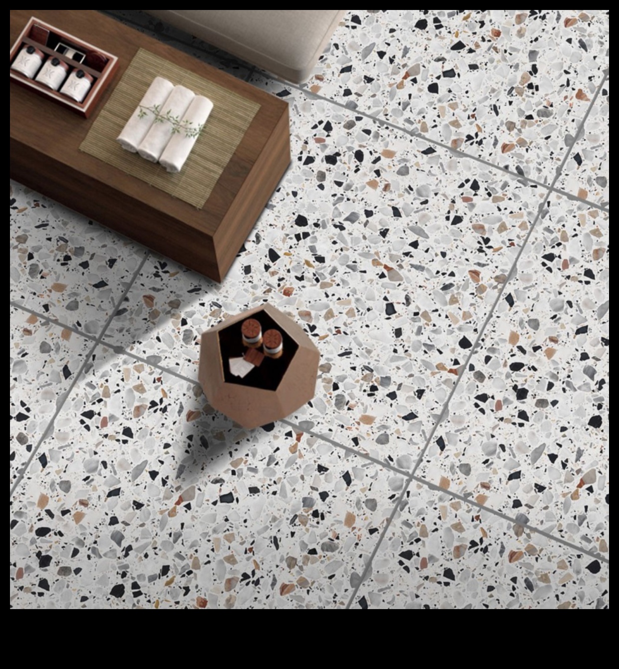 Moduri elegante de a folosi terrazzo în decorul modern