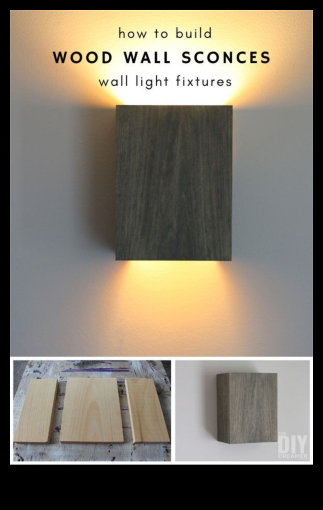 DIY din lemn se preface un mod natural de a vă lumina casa 2 Sconse din lemn de bricolaj: amenajarea corpurilor de iluminat cu farmec natural
