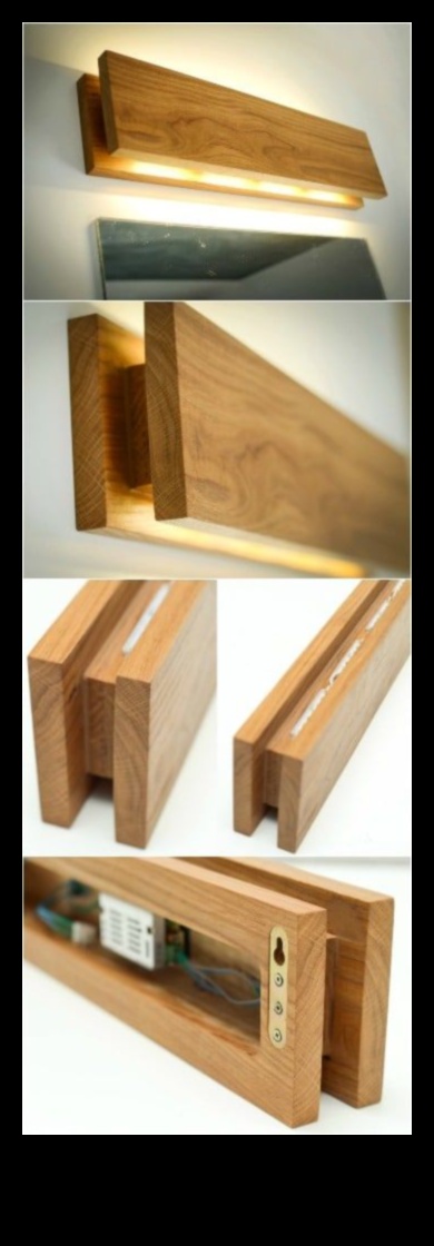 DIY din lemn se scutește o modalitate naturală de a vă lumina casa 5 Sconse din lemn de bricolaj: amenajarea corpurilor de iluminat cu farmec natural