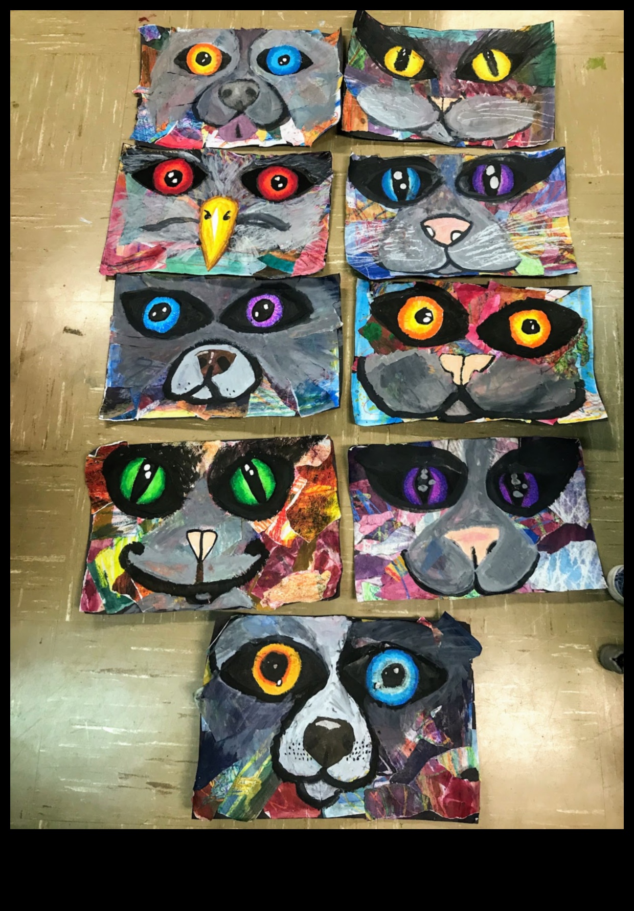 Animale de colaj pentru copii pricepuți: creaturi imaginative creaturi