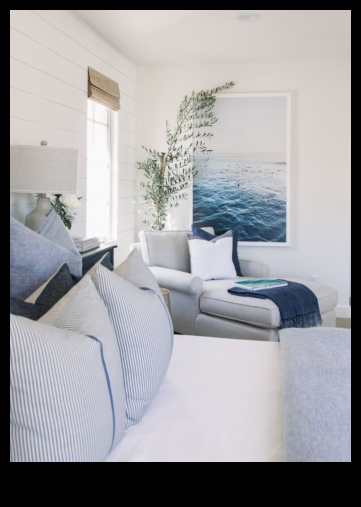 Cum creez un decor de dormitor de coastă pentru o retragere relaxantă pe plajă?