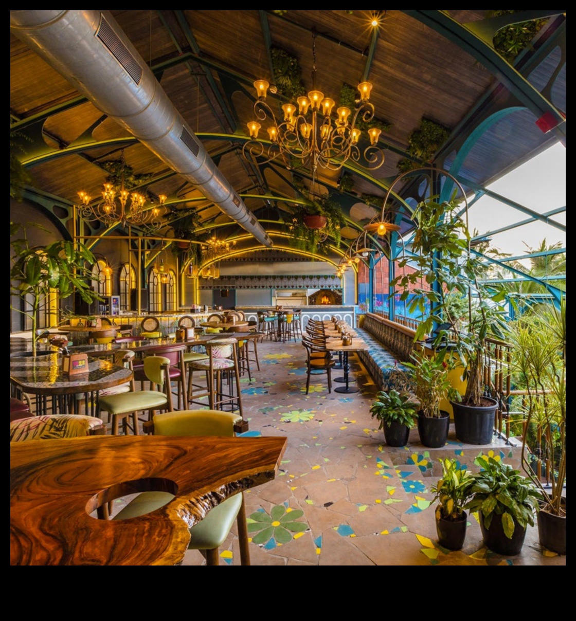 Restaurante pe acoperiș O alternativă mai ecologică 5 Cum contribuie peisajele la apelul vizual al restaurantelor urbane pe acoperiș?