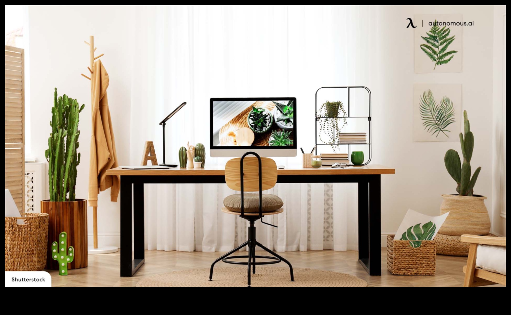 Cum pot încorpora idei de decor de birou boho cu artă de perete boho artistică?