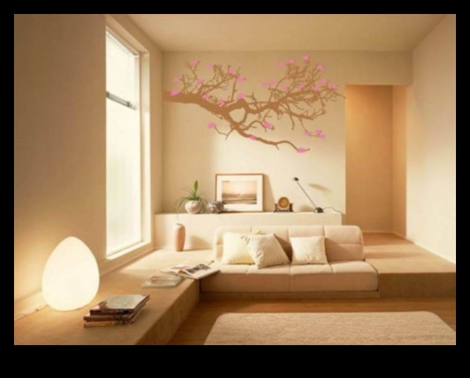 Cum se realizează un decor modern de living japonez pentru Zen Serenity folosind idei de decor?