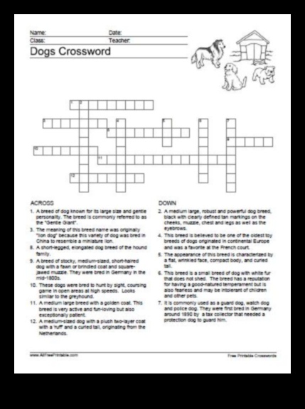 Cuvinte încrucișate canine: nedumerit prin jocuri distractive legate de câini