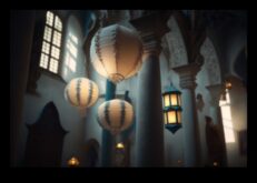 Lanternele de hârtie o lumină în întuneric