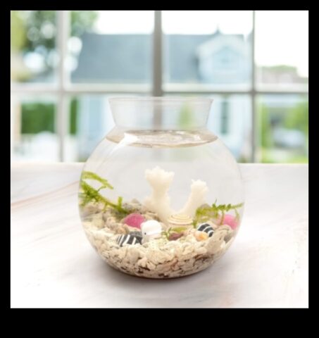 Rezervor de pește DIY Crafting Decor și accesorii pentru acvarii